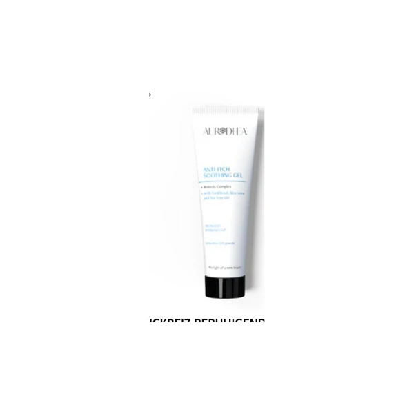 Gel calmante anti-comichão