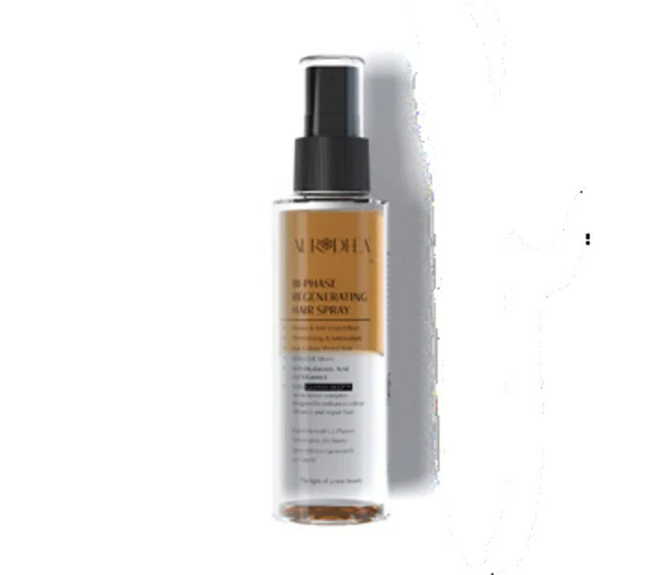 Spray solar bifásico regenerador para o cabelo