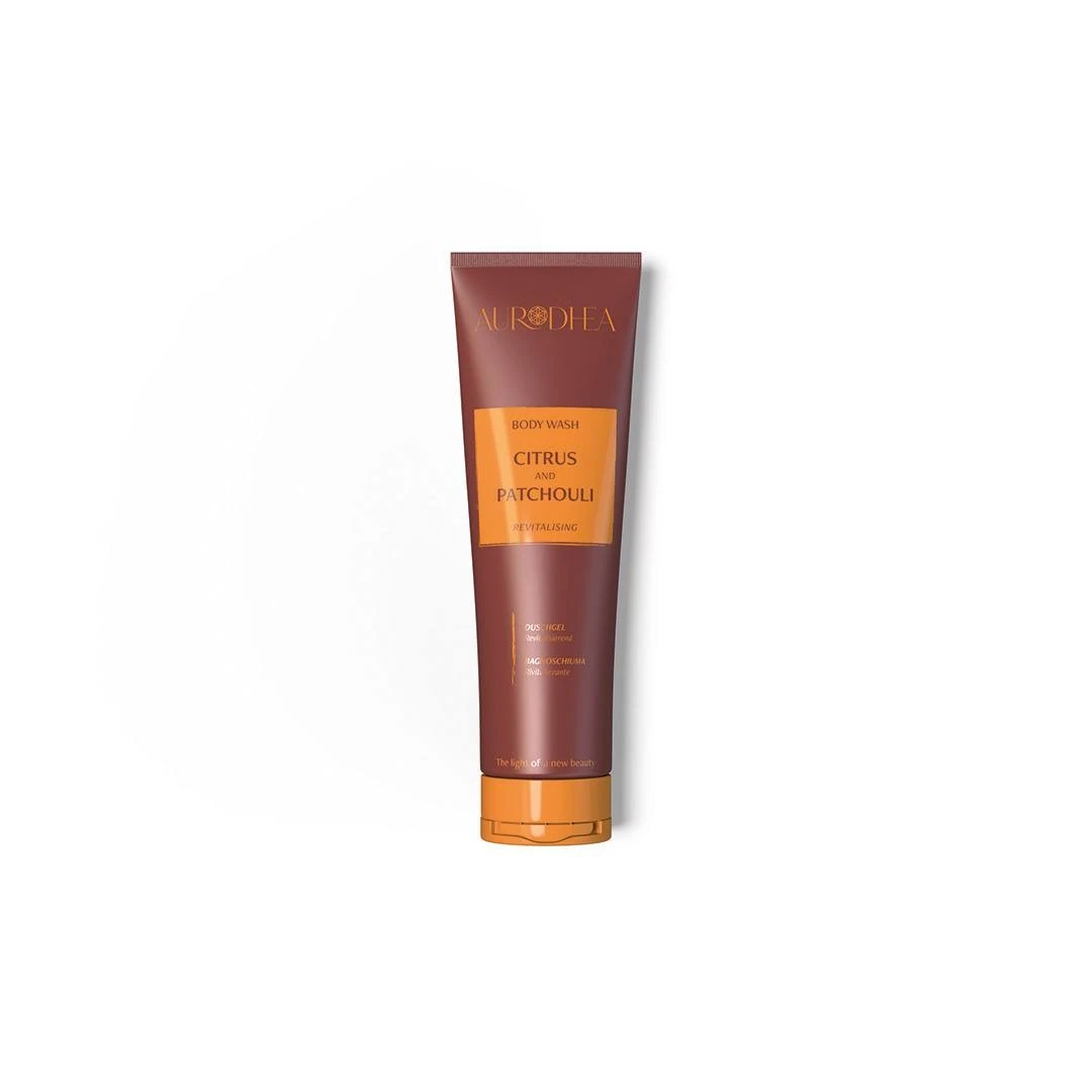 Gel de banho de citrinos e patchouli