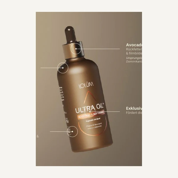 Ultra Oil™ — óleo vegetal calmante e suavizante