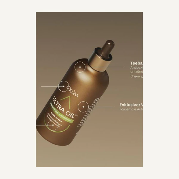 Ultra Oil™ — óleo vegetal antibacteriano e antisséptico