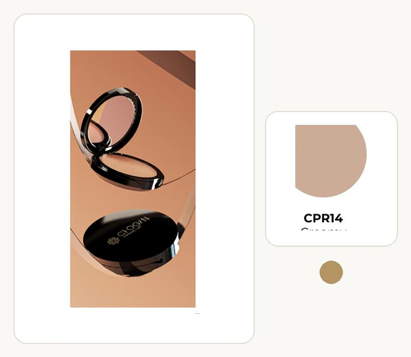 Pó compacto Warm Shade — Creamy