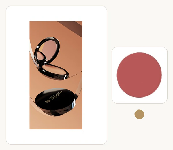 Blush compacto Warm Shade — Raspberry