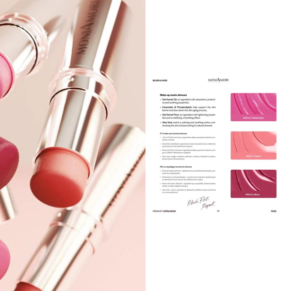 Blush & Kiss — stick multiusos — Peach