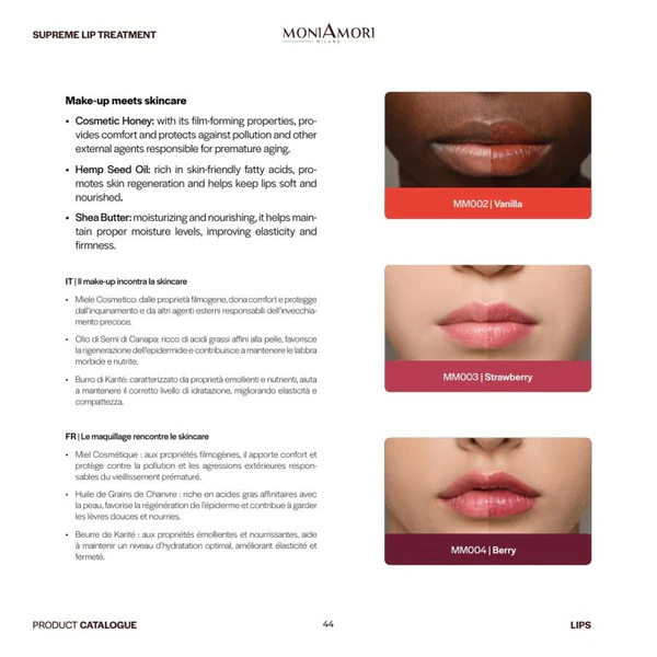 Supreme Lip Treatment — tratamento labial multifuncional — Berry