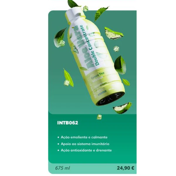 Aloé Vera e Chá Verde